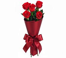 Букет 5 Красных роз Эдлесс Лав в Рощино Челябинская область