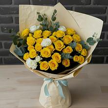 Букет цветов из:  Розы в Рощино Челябинская область