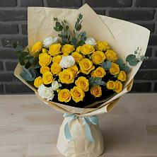 Букет цветов из:  Розы в Рощино Челябинская область