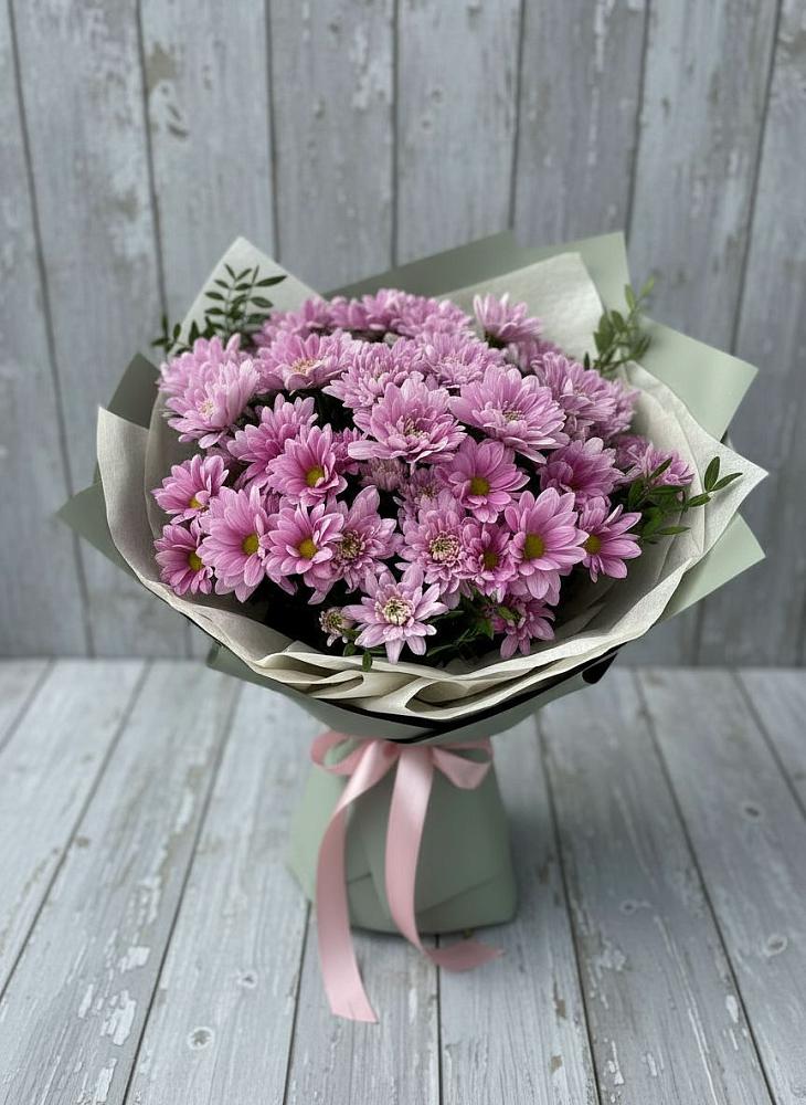 Букет цветов из: Хризантемы в Рощино Челябинская область