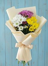 Букет цветов из:  Хризантемы #REPLACE_PRED# Рощино Челябинская область