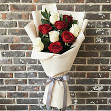 Букет цветов из:  Розы в Рощино Челябинская область