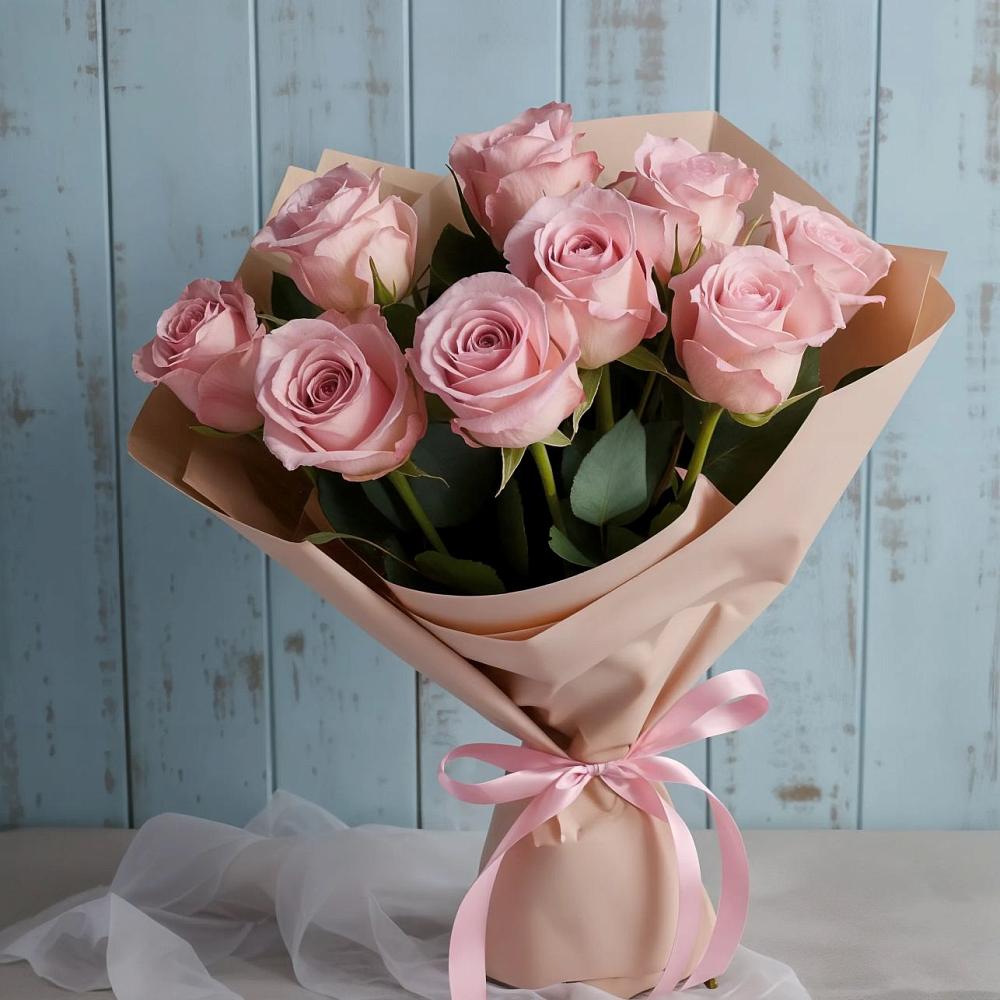 Букет цветов из: Розы в Рощино Челябинская область