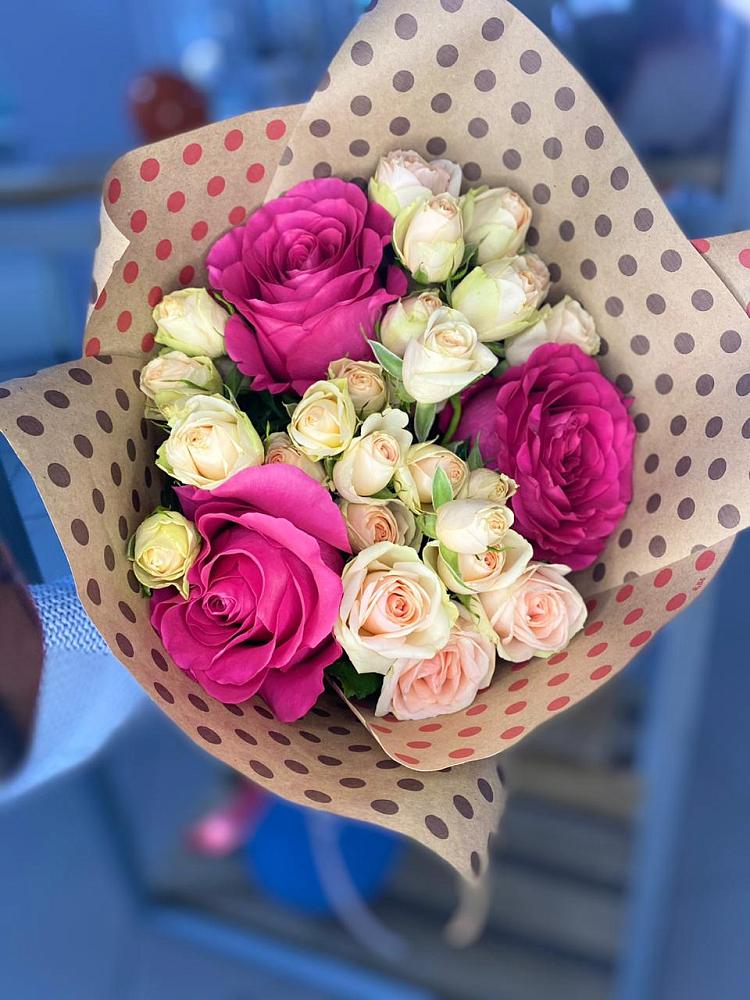 Букет цветов из: Розы в Рощино Челябинская область