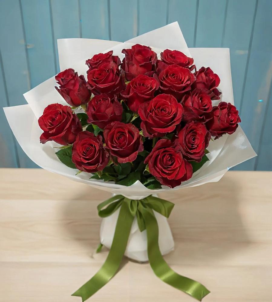 Букет Красные розы в Рощино Челябинская область