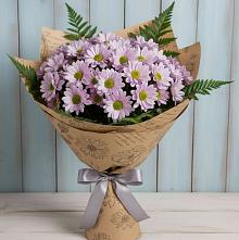 Букет цветов из:  Хризантемы #REPLACE_PRED# Рощино Челябинская область