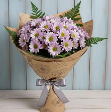 Букет цветов из:  Хризантемы в Рощино Челябинская область