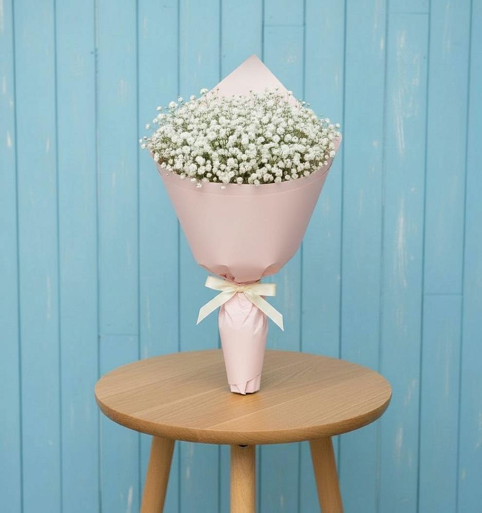 Букет цветов из: Гипсофила в Рощино Челябинская область