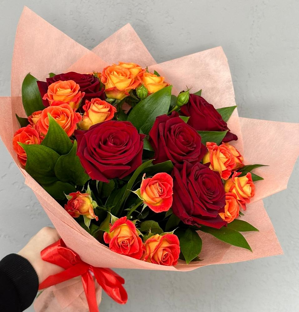 Букет Любовь и восторг в Рощино Челябинская область