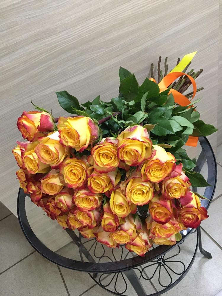 Букет Желтые розы в Рощино Челябинская область