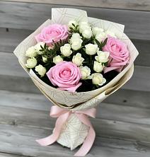 Букет цветов из:  Розы в Рощино Челябинская область