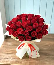 Букет 29 Красных роз в Рощино Челябинская область