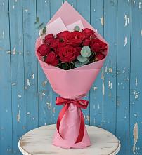 Букет цветов из:  Розы в Рощино Челябинская область