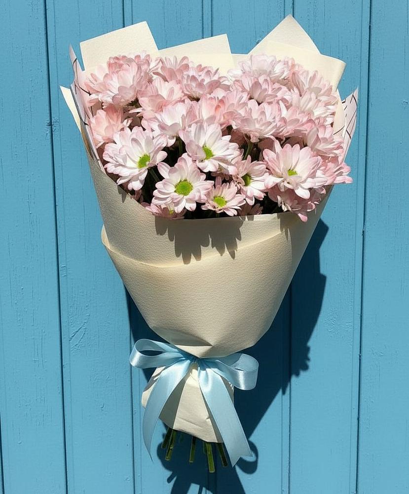 Букет цветов из: Хризантемы в Рощино Челябинская область