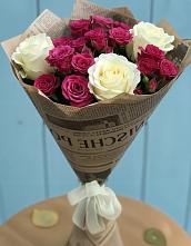 Букет цветов из:  Розы в Рощино Челябинская область