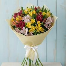 Букет цветов из:  Альстромерии в Рощино Челябинская область