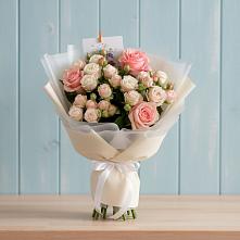 Букет цветов из:  Розы в Рощино Челябинская область