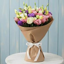 Букет цветов из:  Лизиантусы #REPLACE_PRED# Рощино Челябинская область