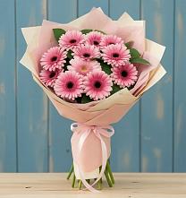 Букет цветов из:  Герберы в Рощино Челябинская область