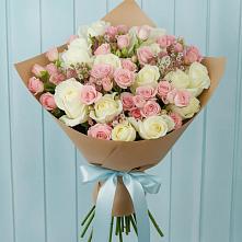 Букет цветов из:  Розы в Рощино Челябинская область