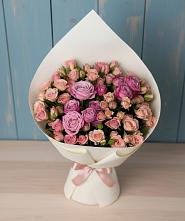 Букет цветов из:  Розы #REPLACE_PRED# Рощино Челябинская область